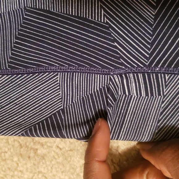 Lululemon Women's Speed Up Etch Hail Midnight Navy Release Tights - Picture 7 of 15